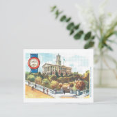 Capitole vintage du Tennessee avec carte postale S (Debout devant)