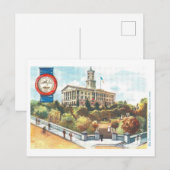 Capitole vintage du Tennessee avec carte postale S (Devant / Derrière)