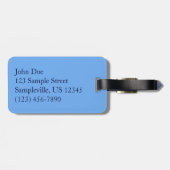 Capitolgebouw in Washington DC Bagagelabel (Achterkant horizontaal)