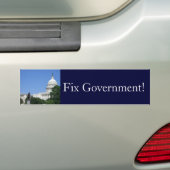 Capitolgebouw in Washington DC Bumpersticker (Op auto)