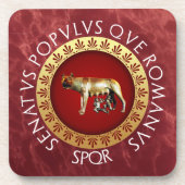 Capitoline Wolf Bier Onderzetter (Voorkant)