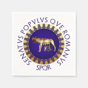 Capitoline Wolf Servetten