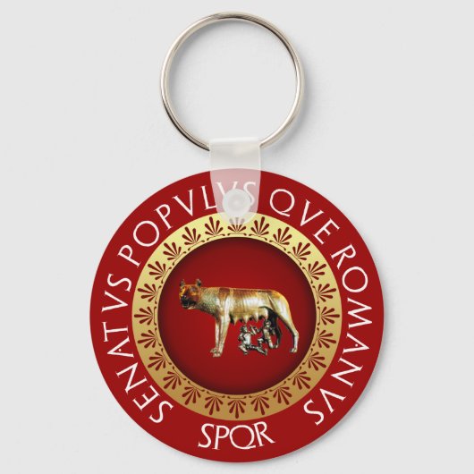 Capitoline Wolf Sleutelhanger (Voorkant)