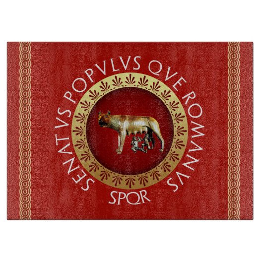 Capitoline Wolf Snijplank (Voorkant)