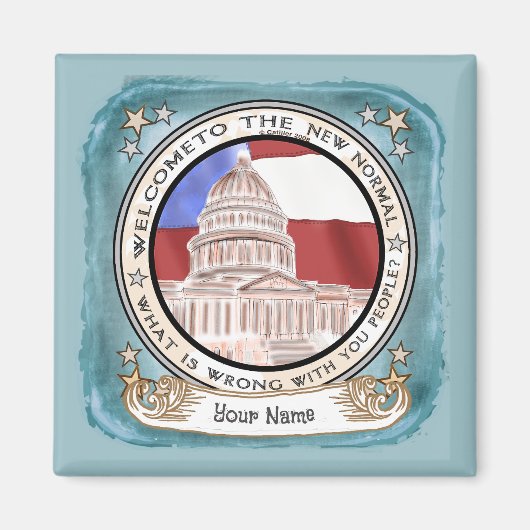 Capitool Nieuw Normaal Magneet (Voorkant)