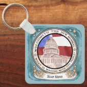 Capitool Nieuw Normaal Sleutelhanger (Voorkant)