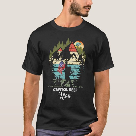  Capitool Reef Wandelpad Retro 80s T-shirt (Voorkant)