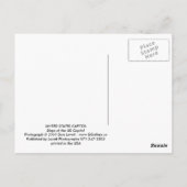 CAPITOOL VAN DE VERENIGDE STATEN BRIEFKAART (Achterkant)