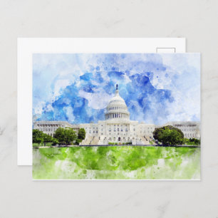 Capitool van de Verenigde Staten in Washington DC Briefkaart