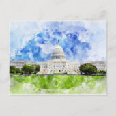 Capitool van de Verenigde Staten in Washington DC Briefkaart (Voorkant)