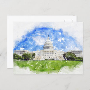 Capitool van de Verenigde Staten in Washington DC Briefkaart