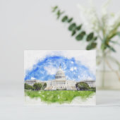 Capitool van de Verenigde Staten in Washington DC Briefkaart (Staand voorkant)