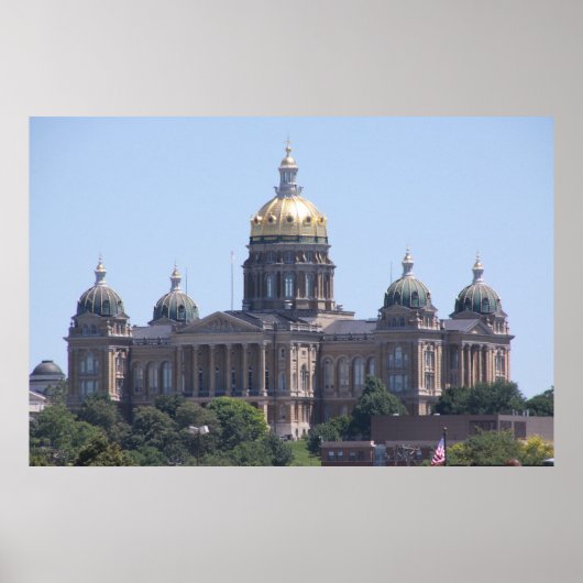 Capitool van Des Moines Poster (Voorkant)