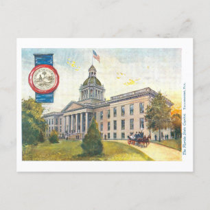 Capitool van Florida met zegel Briefkaart