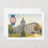  Capitool van Florida met zegel Briefkaart (Voorkant / Achterkant)