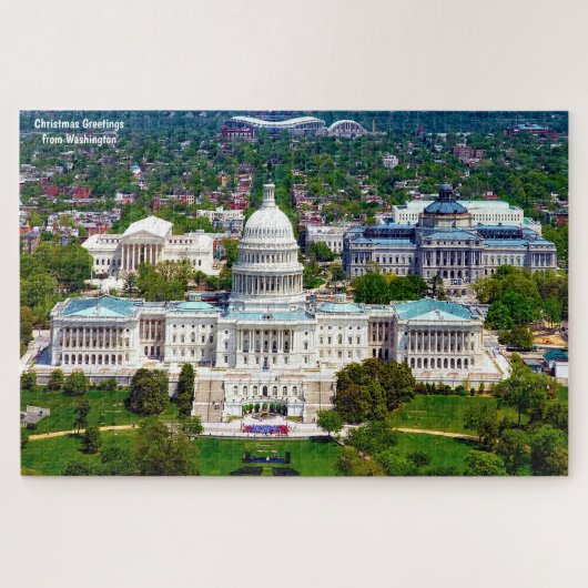 Capitool van Washington. Legpuzzel (Horizontaal)
