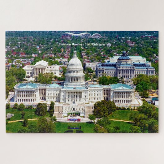 Capitool van Washington. Legpuzzel (Horizontaal)