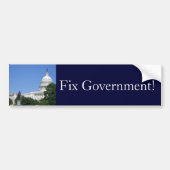 Capitoolgebouw in Washington DC Bumpersticker (Voorkant)