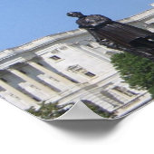 Capitoolgebouw in Washington DC Poster (Hoek)