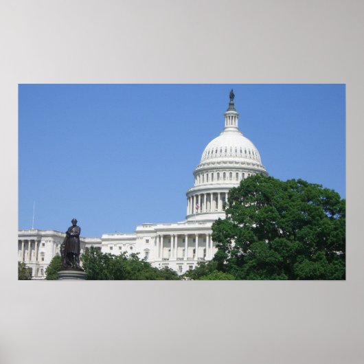 Capitoolgebouw in Washington DC Poster (Voorkant)