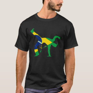 Capoeira Bencao Brazilië Vlag T-shirt