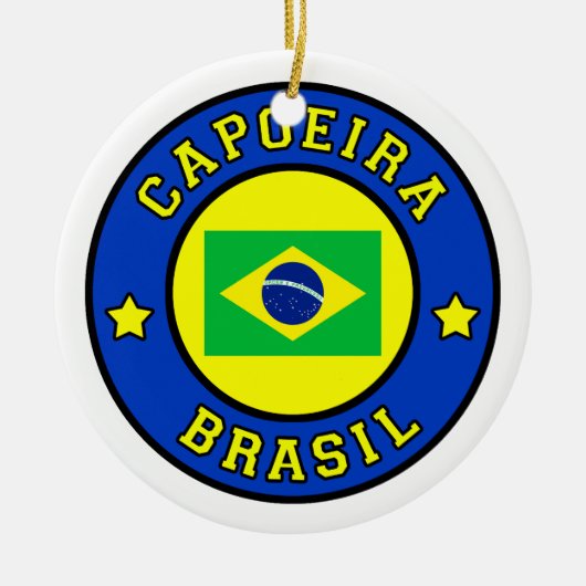 Capoeira Brasil Keramisch Ornament (Voorkant)