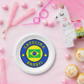 Capoeira Brasil Papieren Bordje (Feest)
