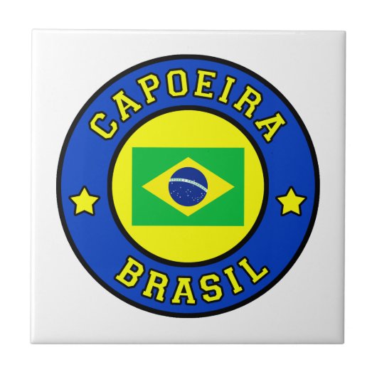Capoeira Brasil Tegeltje (Voorkant)