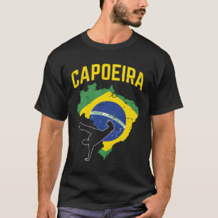Capoeira Brazilië Vlag Afro Braziliaanse Martial A T-shirt