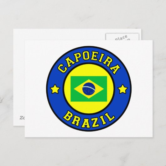 Capoeira Briefkaart (Voorkant / Achterkant)