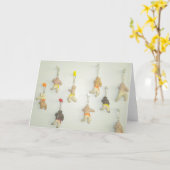 capoeira carte d'arts martiaux anniversaire (Fleur jaune)