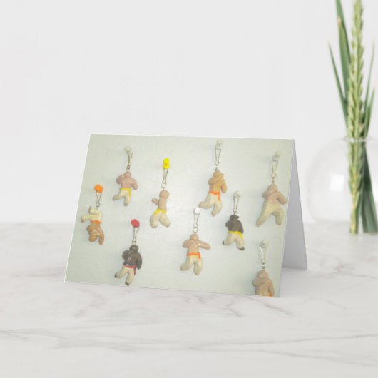 capoeira carte d'arts martiaux anniversaire (Devant)