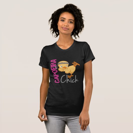 Capoeira Chick T-shirt (Voorkant volledig)