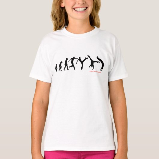 Capoeira-evolutie T-shirt (Voorkant)