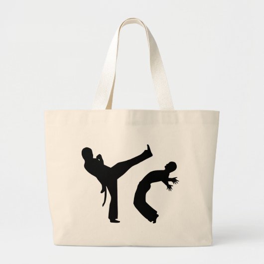 Capoeira Grote Tote Bag (Voorkant)