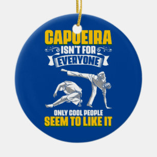 Capoeira Kickboxing Dance Fight Mixed Martial Keramisch Ornament