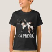 Capoeira Kinderen Sport-Tek concurrent T-Shirt (Voorkant)