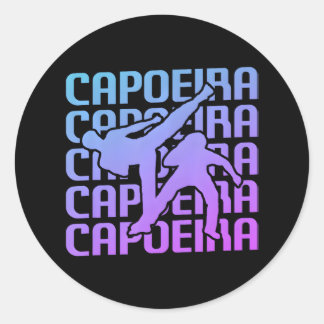 Capoeira Martial Arts Ronde Sticker