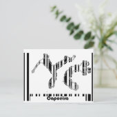 Capoeira mon amour carte postale code-barres (Debout devant)