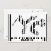 Capoeira mon amour carte postale code-barres (Devant / Derrière)