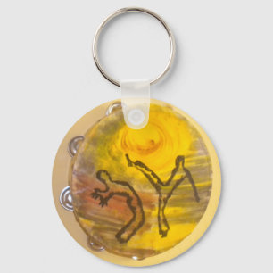 capoeira muziekpassion ax sleutelhanger