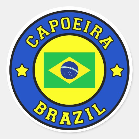 Capoeira Ronde Sticker (Voorkant)
