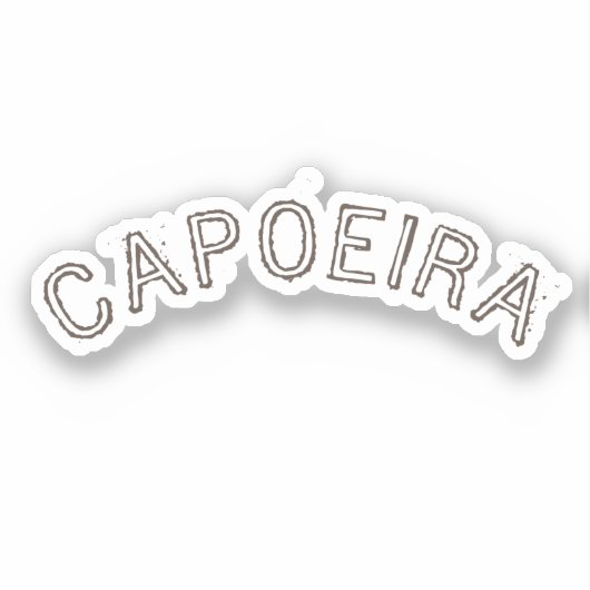Capoeira Sticker (Voorkant)