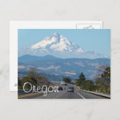 Capot de bâti, carte postale de l'Orégon (Devant / Derrière)
