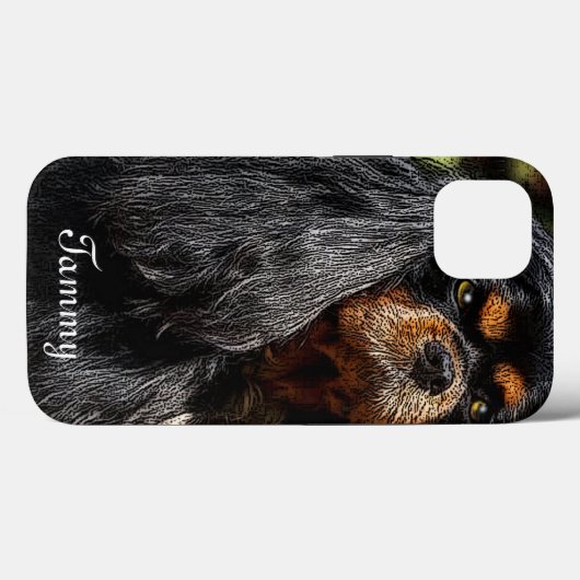 capot iphone, cavalier spaniel, iPhone 11 Coque (Verso (horizontal))