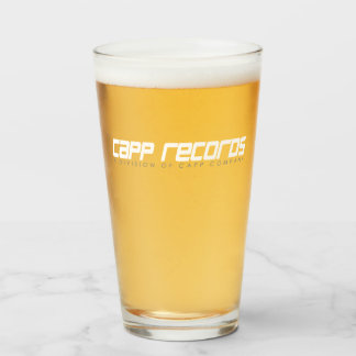CAPP Records Bierglas Glas