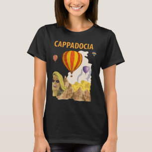 Cappadocia Hete Lucht Ballon Retro Reis T-Shirt