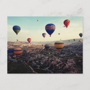 Cappadocia Turkey Hot Air Balloons Briefkaart