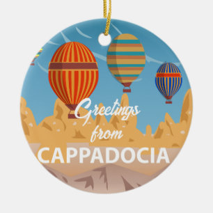 Cappadocia Turkey Travel Holiday ornament