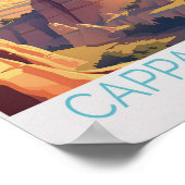 Cappadocia Turkey Travel Poster (Hoek)